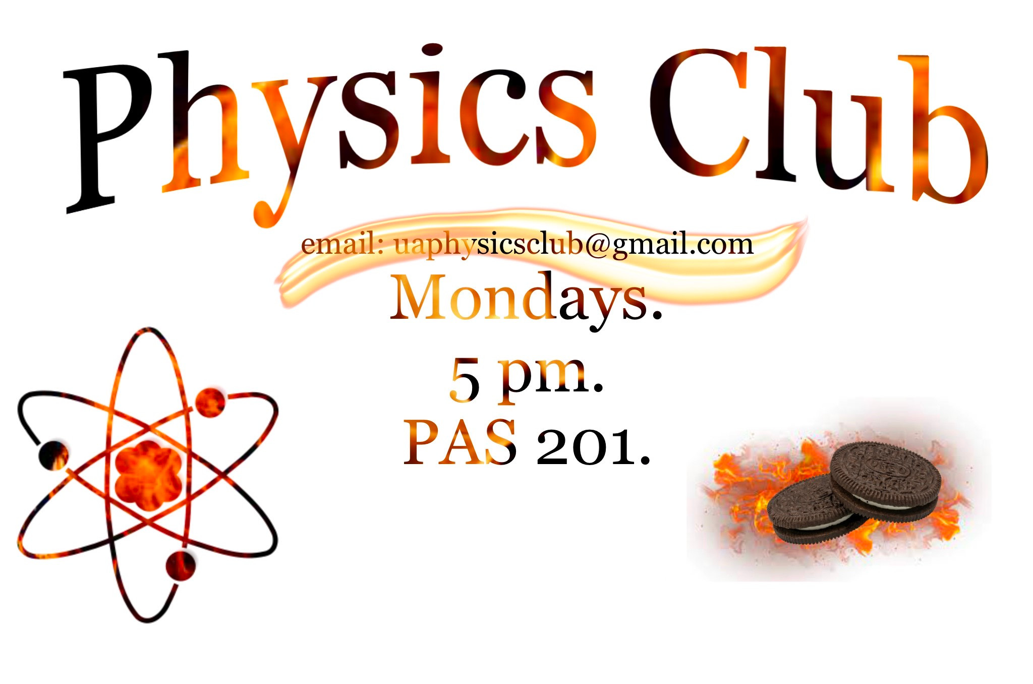 1st Physics Club Meeting Of The Semester Ua Science Physics