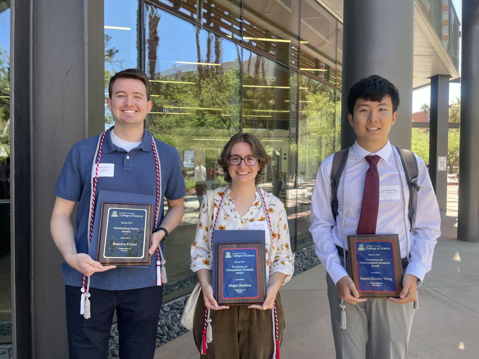 Spring 2025 College of Science Awards | UA Science | Physics