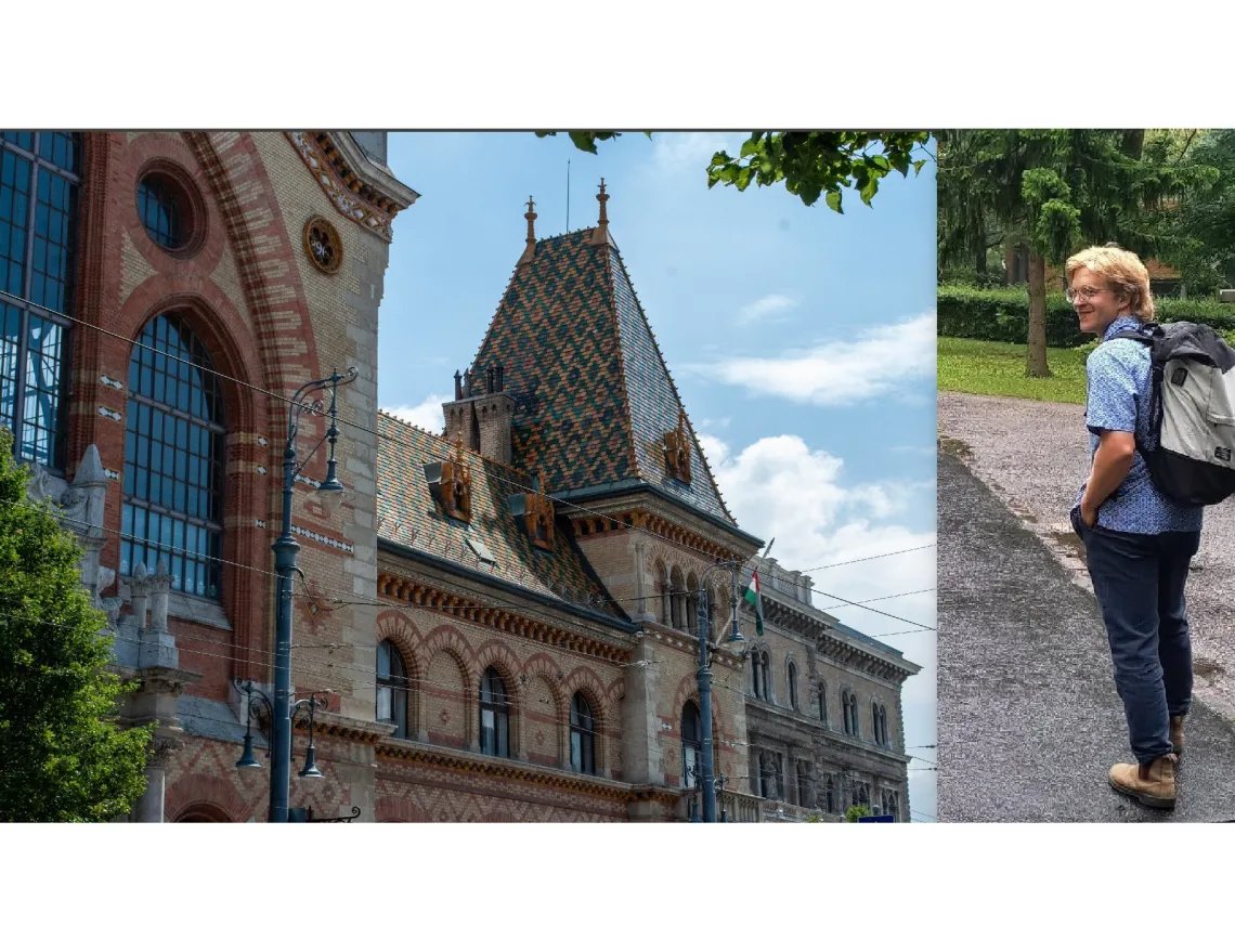 Chris in Budapest