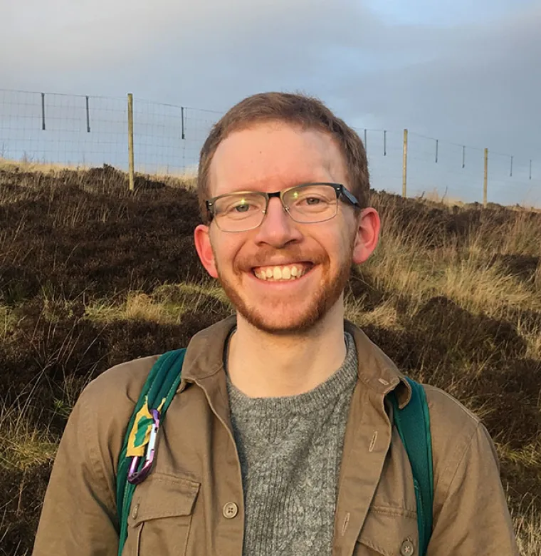 Photo of Callum Farrell, UA Physics PhD student.