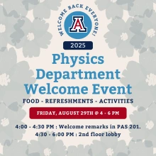 PHYS Welcome Event Flyer 2025